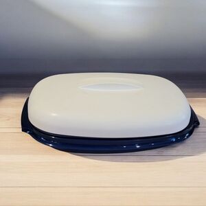 Vintage Tupperware Oval Microwave‎ Steamer